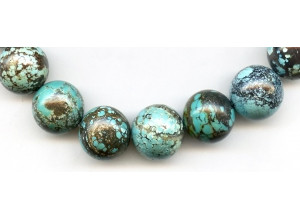 Chinese Turquoise 15-19mm Round