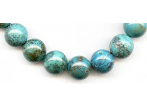 Chinese Turquoise 15-16mm Round