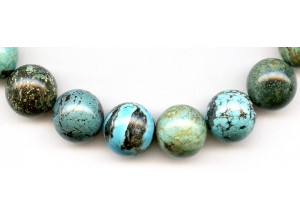 Chinese Turquoise 14-18mm Round