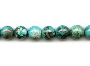 Chinese Turquoise 14-15mm Round