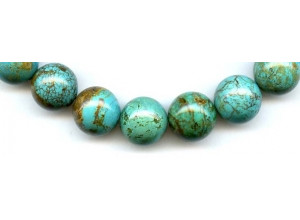 Chinese Turquoise 14-15mm Round