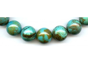 Chinese Turquoise 16-18mm Round