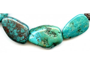 Chinese Turquoise 18-26x Tumbled Nugget