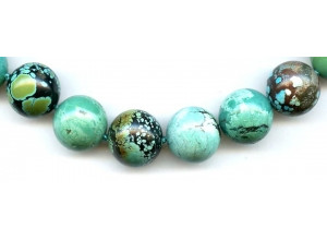 Chinese Turquoise 15-17mm Round