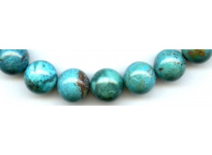 Chinese Turquoise 15-16mm Round