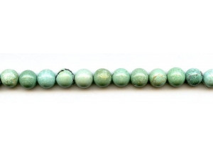 Chinese Turquoise 7-9mm Round