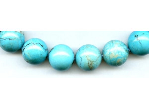 Chinese Turquoise 17-18mm Round