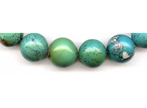 Chinese Turquoise 20-21mm Round