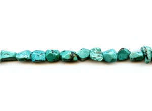 Chinese Turquoise 8x Faceted Nugget