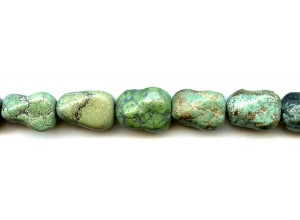 Chinese Turquoise 13-14x Bone Nugget