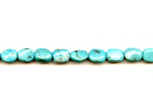 Chinese Turquoise 9x Flat Pebble