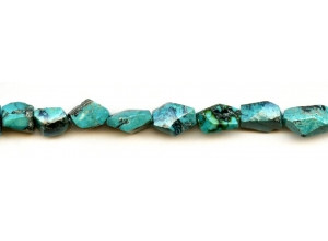 Chinese Turquoise 9x Faceted Nugget