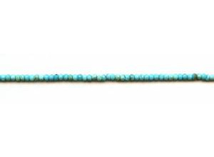 Chinese Turquoise 3mm Faceted Rondell