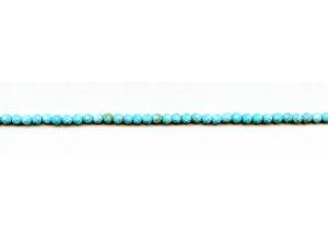 Turquoise 3mm Faceted Round