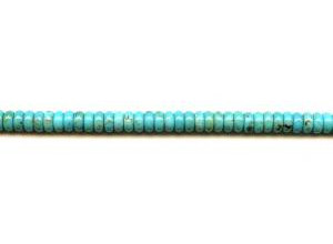 Chinese Turquoise 6mm Rondell