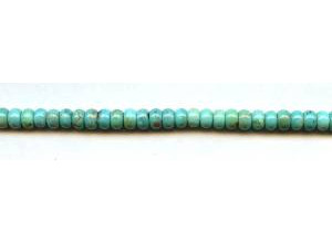 Chinese Turquoise 6mm Rondell