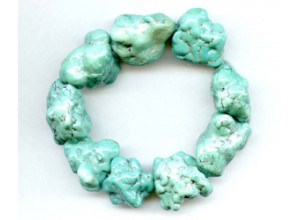 Chinese Turquoise 20-24x Nugget Bracelet