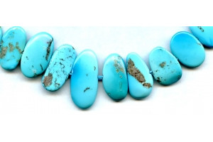 Sleeping Beauty Turquoise 13-28x Fancy Flat Oval