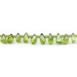 Peridot 8-14x Faceted Nugget Drop