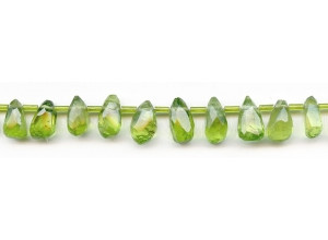 Peridot 8-14x Faceted Nugget Drop