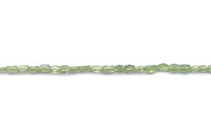 Peridot 3x5 Faceted Flat Rectangle