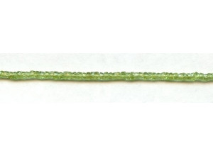 Peridot 4mm Faceted Wheel