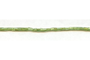 Peridot 3x4 Strip-faceted Tube