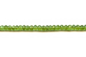 Peridot 6-6.5mm Faceted Rondell