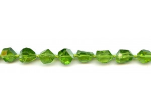 Peridot 8-10x Faceted Nugget