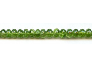 Peridot 10mm Faceted Rondell