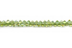 Peridot 5x Faceted Diamond Briolette