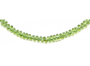 Peridot 4-4.5x Teardrop Briolette