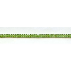 Peridot 4mm Faceted Rondell