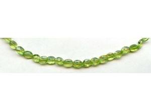 Peridot 3-5x Faceted Flat Oval