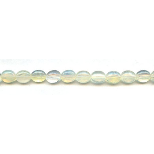 115-1026 Yellow Opalite <br>8x10 Flat Oval