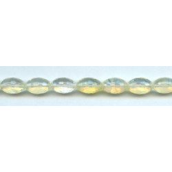 Yellow Opalite 10x15 Faceted Oval Rice