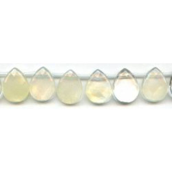 Yellow Opalite 15x20 Flat Pear Briolette