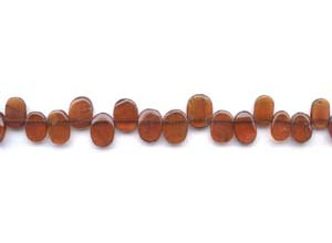 Yellow Garnet 6-10mm Flat Oval Drop