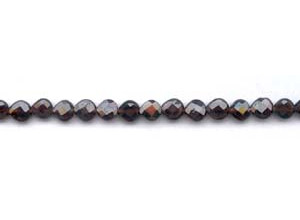 Garnet 7x7 Faceted Flat Pear