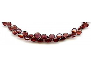 Garnet 4-7mm Flat Pear Drop