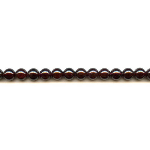 116-1450 Garnet <br>7.5-8mm Round