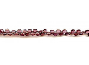 Garnet 4-5x Flat Pear Briolette