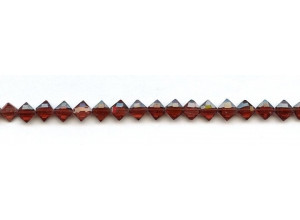 Garnet 6x Faceted Diamond