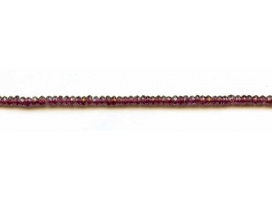 Garnet 3.5mm Faceted Rondell