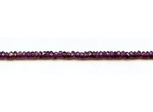 Garnet 5mm Faceted Rondell