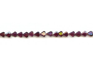 Garnet 5mm Faceted Pentagon