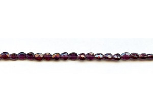 Garnet 4-5x Faceted Flat Pear