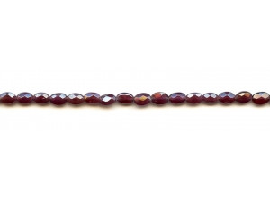 Garnet 4x6 Faceted Flat Oval