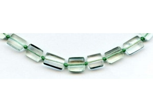 Green Fluorite 10x Flat Tube