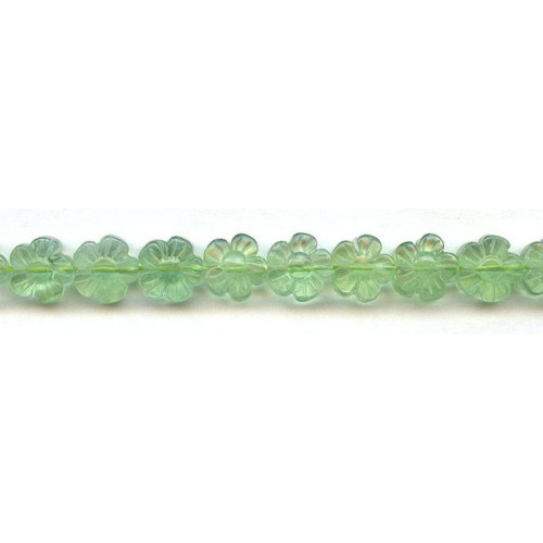 118-1042 Green Fluorite <br>12mm Flower